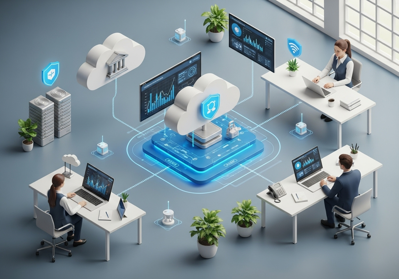 Cloud as a Backbone for Secure, Scalable, and Smart Financial Systems