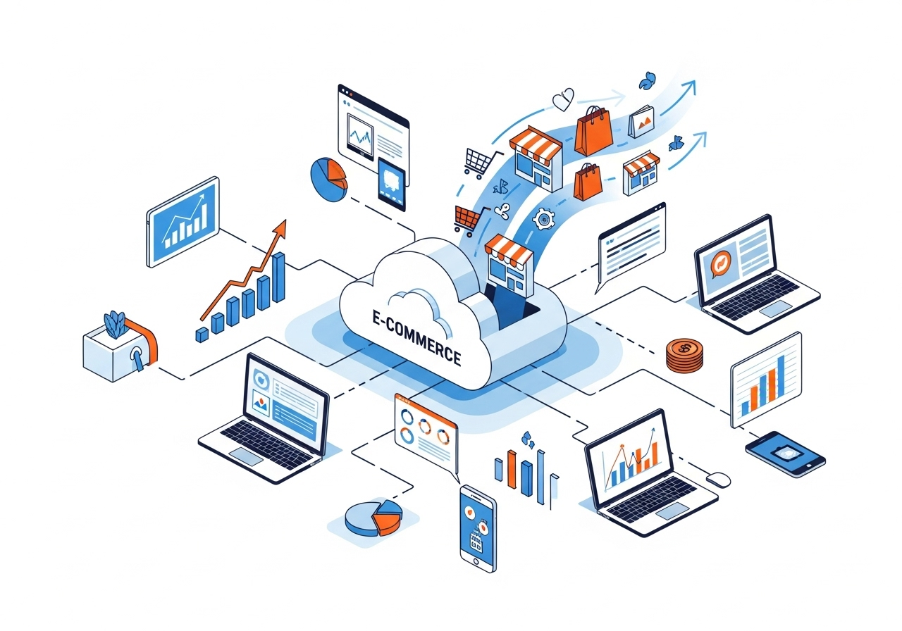 Cloud E-commerce Explained: How It Works with Real Examples